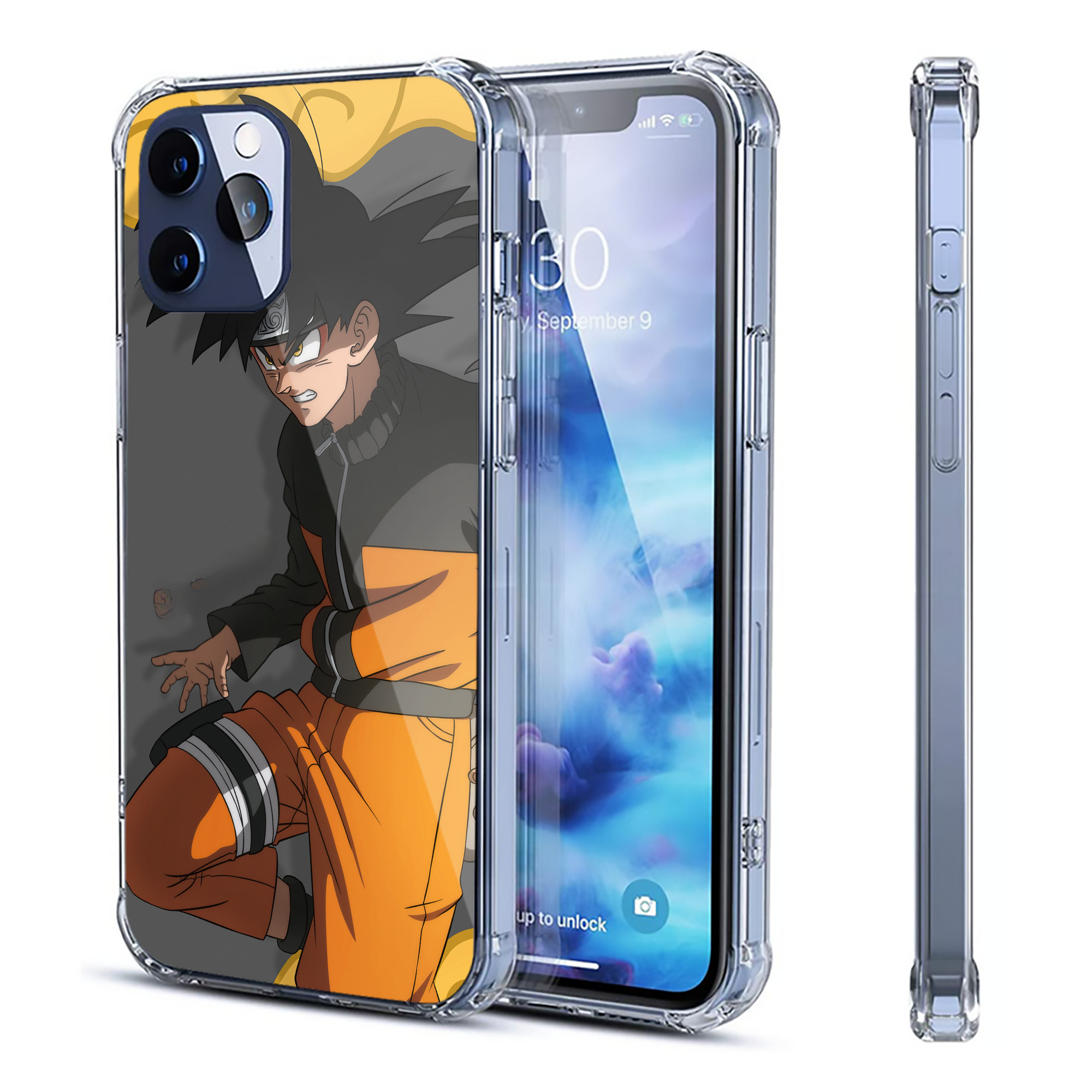 （画像用） ドラゴンボール DRAGON BALL 【iPhone 12シリーズ対応】透明スマホケース（クリアソフトケース）